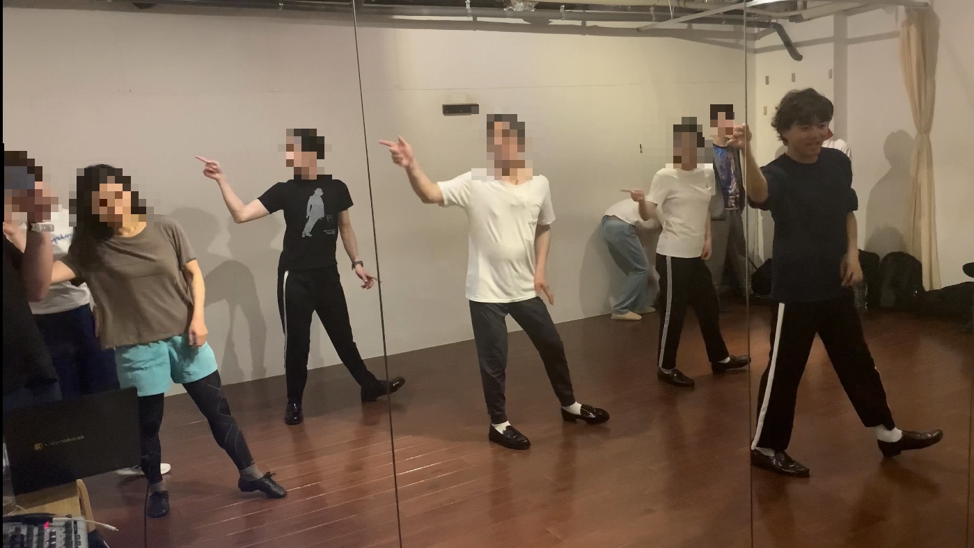 TATSUYAマイケルジャクソンビリージーンレッスンの様子0608